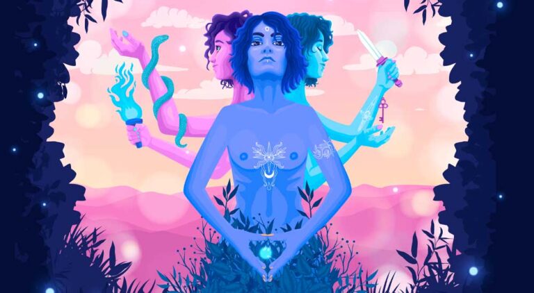 OXI presenta su EP debut "La Vida Misma". Ilustración por Constanza Álvarez.