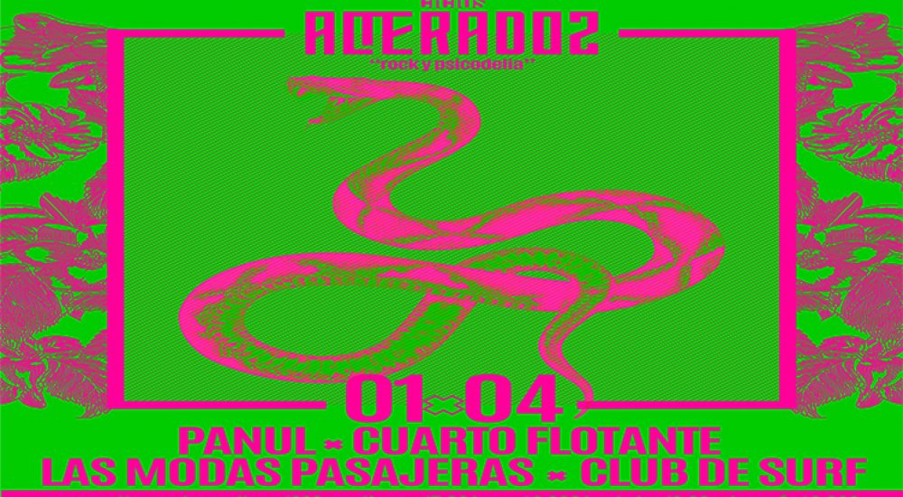 Afiche Ciclos Alterados - 1ra fecha por Daniela Vega