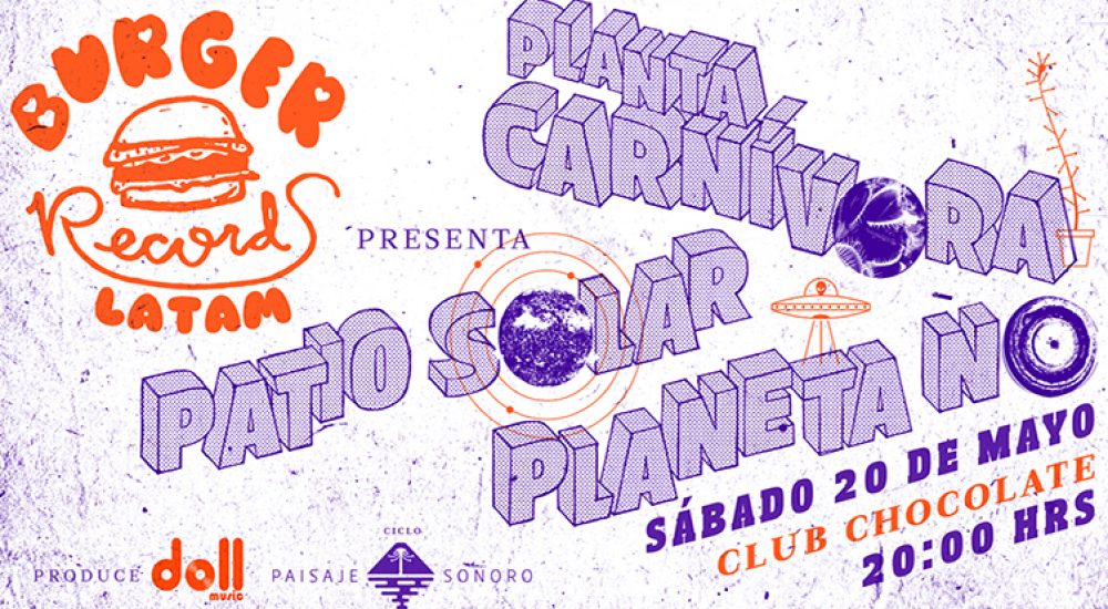 Paisaje Sonoro Planta, Patio y Planeta en Club Chocolate 20 de Mayo