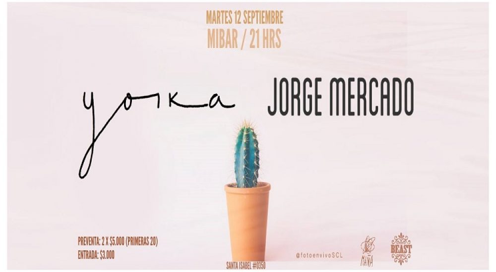 Yorka + Jorge Mercado en MiBar 12 septiembre