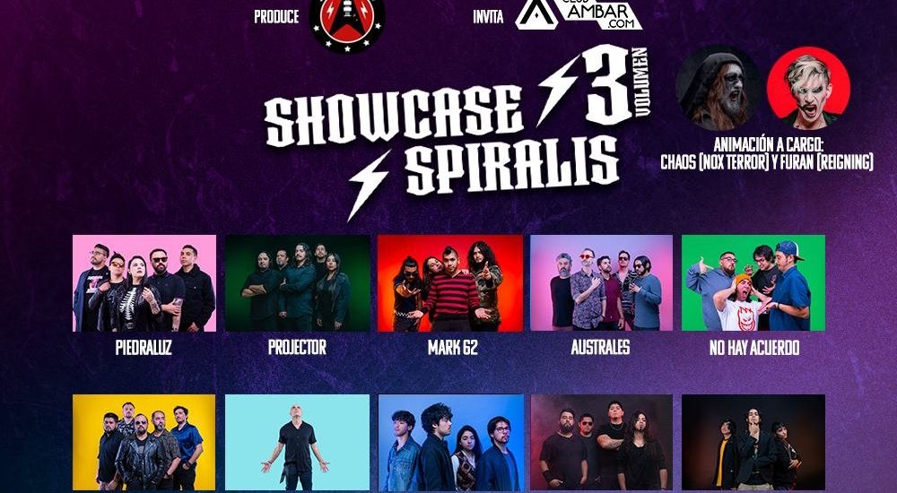 «Showcase Spiralis Pro Volumen 3»: Una Explosión de talento Musical Y Diversidad en la Escena Chilena